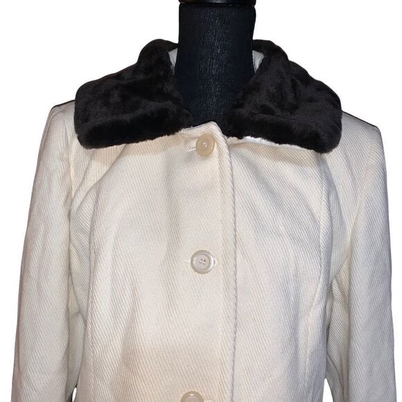 Marvin Richards Button Front Corduroy Wool Coat - Picture 2 of 6